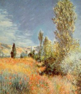 Claude Monet, Sentiero sull'Ile St. Martin, Vetheuil, olio su tela