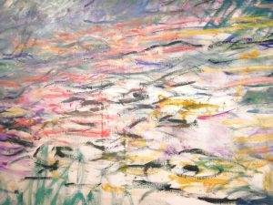 Claude Monet, particolare da Ninfee 1917-1919, Musée Marmottan, Parigi